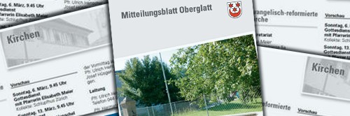 reformierte Kirche im Mitteilungsblatt